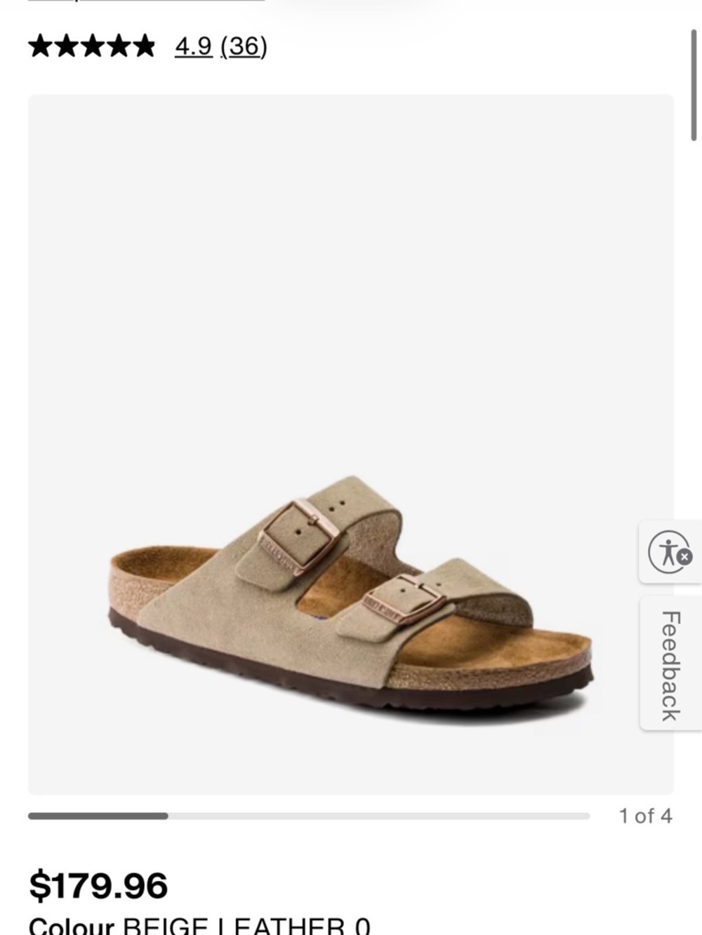 Birkenstock Arizona Suede Sandals - Beige Taupe